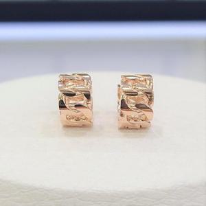 [파이치치]순은/전체실버925 화이트/핑크 2color 원터치 귀걸이 12SS123839E-PINK