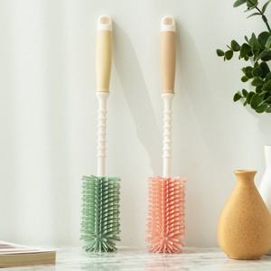 국산 플라이토 실리콘 플래티넘 워시클 세척솔 젖병솔 33cm