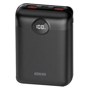 JMds 코끼리 보조배터리 고속충전 LCD 20000mAh 3포트 (블랙) (WFK6255)