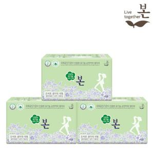 유기농 순면 유기농본 울트라슬림 생리대 대형 24P 3팩