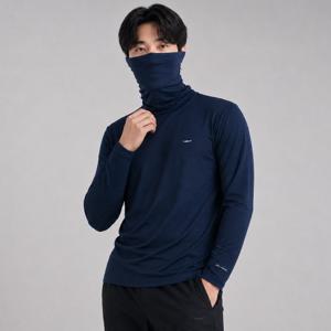 [파라고나] 남성 골프웨어 페이스커버 넥워머 아이스 쿨링 귀걸이 마스크 티셔츠 A26T210