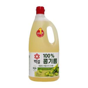백설 콩기름 식용유 1.8L