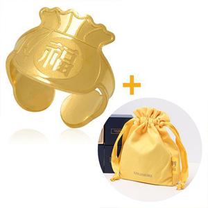 [골드모아] 당일발송 순금 돌반지 3.75g 24K [복주머니]