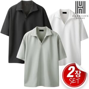 [해리슨] 2SET 스타일과 편안함을 동시에! 데일리 반팔 카라티 SME1159