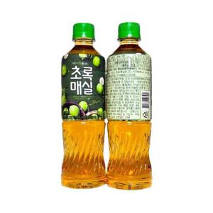 웅진 초록매실 매실 음료 주스 PET 500ml x 24개 /s