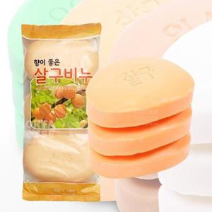 살구비누 3P세트 세수비누 미용 단단한 클렌 (WCB50AA)