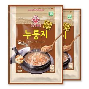 [오뚜기]오쉐프 끓여먹는 누룽지 (4kg) x 2봉