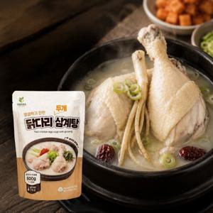 [데일리푸드] 닭다리 두개 삼계탕 800g X 6팩