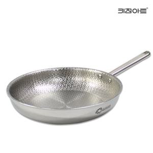 키친아트/ 퀸 엠보 인덕션 통5중 304스텐 후라이팬 28cm