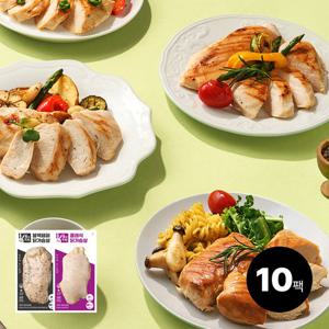 육식토끼 닭가슴살 150g 2종 혼합 10팩