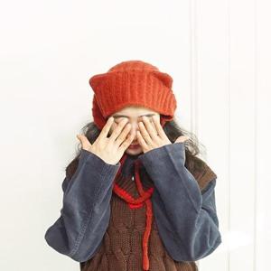 [앞머리]귀여운 고양이 골지 니트 귀도리 귀마개n1204