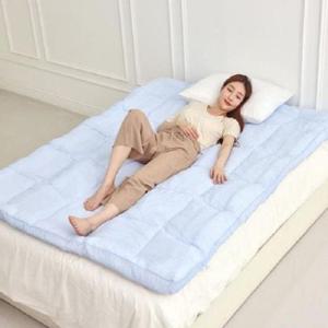 J리빙 여름 아이스 쿨 토퍼 슈퍼싱글 블루 WC6875D
