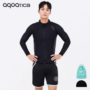 [아쿠아티카]남성 래쉬가드 AQAMBB-트렁크 반바지 상하의세트