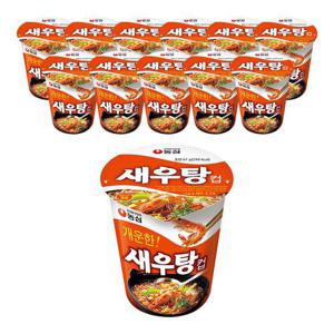 농심 새우탕 소컵 67g X 12개