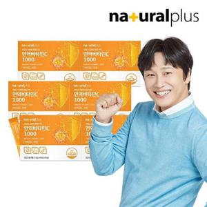 갤러리아_내츄럴플러스 면역비타민C 1000 아연 분말스틱 60포 6박스(6개월