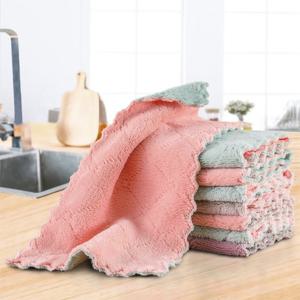 [대형] 25X25CM 극세사 요술행주 10P+10P 세트_빨아쓰는 주방 카페 매직 벨벳 행주