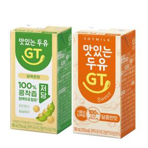 맛있는 두유 GT 담백한맛 190ml x 24개 + 달콤한맛 190ml x 24개