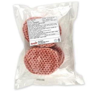 [해핑] 선진FS 소고기 100% 비프패티 1kg(100g x 10개입) 수제버거 시그니처버거