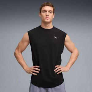 갤러리아_푸마(PUMA)남성 민소매 런 쿨셀 슬리브리스 나시 52918501/블랙