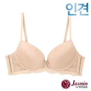 [자스민by비너스]쾌적한 인견 노와이어 레이스 윙 브라1종(JBRA039)75A-90C