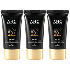 [AHC]AHC 마스터즈 선크림 아쿠아리치 썬크림 60ml 3개