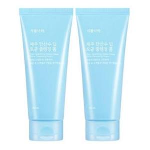 식물나라 제주 탄산수 딥 모공 클렌징 폼 150ml x 2개