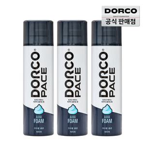 도루코 페이스 아쿠아 쉐이빙폼 250ml x3개/대용량/고수분공급/저자극