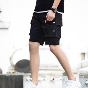 데일리 남성 캬주얼 여름 시원한 카고 반바지 팬츠 (W8FDF1C)