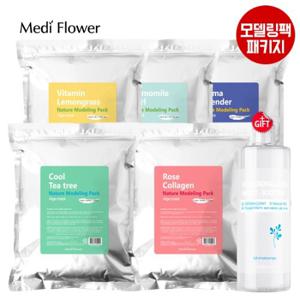 메디플라워 네이처 모델링팩 500g+멀티 부스터 500ml+일회용모델링팩랜덤1개