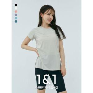 [녹족]1+1  요가복 필라테스복 엠버 기본핏 반팔티