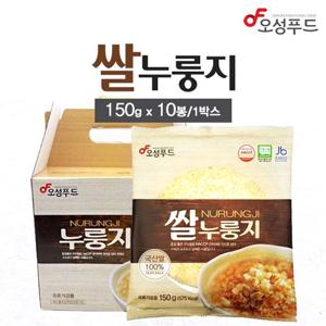 오성푸드 고소한 쌀누룽지 150g 10봉