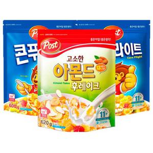 포스트 콘푸라이트 600gx2개+아몬드후레이크620g