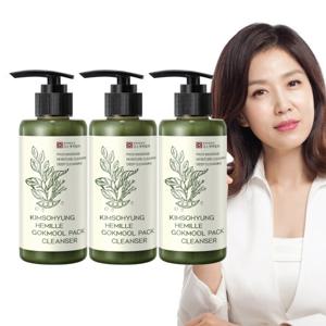 [김소형헤밀레](시크릿특가)(2+1) 본초 생곡물팩 클렌저160g 3병