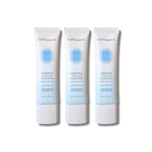 셀퓨전씨 아쿠아티카 쿨링 썬스크린 50ml  3개