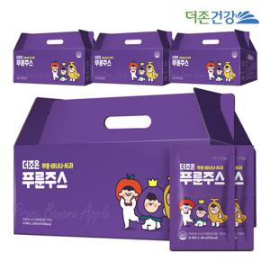 더존건강 더조은 푸룬 바나나 사과 푸룬주스 80ml 30포 4박스