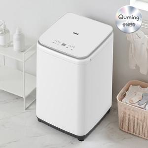 전국설치무료 현대큐밍 3kg 미니세탁기 화이트 아기옷 소형 고온수 삶음 내부스텐 다용도 세탁 QWFE03TWAS