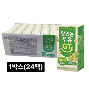 남양 맛있는 두유 GT 고칼슘 담백한맛 190ml x 24팩 멸균두유 팩두유