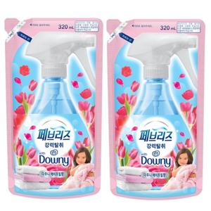 페브리즈 섬유탈취제 리필 320mlX2개 다우니 에이프릴향
