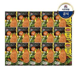 [사조 대림]닭가슴살 훈제 100g x15개