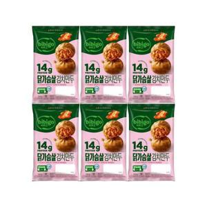 [CJ제일제당]비비고 닭가슴살 김치만두 168g x6개