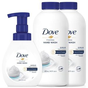 ★초특가구성★ 도브 포밍 핸드워시 딥 모이스처/피치앤드릴리 본품 240ml+ 리필 2개