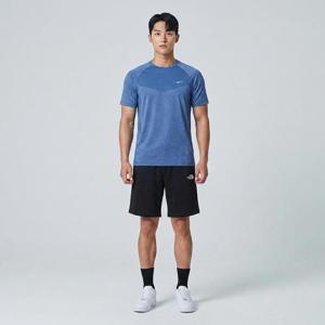 프로스펙스 멜란지 PCS JQD 반팔 티셔츠 다크블루 PW3MT24M321