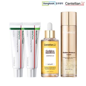 [특가/최신상] 동국제약 센텔리안24 마데카크림 시즌8 크림 50ml 2개 + 골든토너 120ml + 골든앰플 30ml