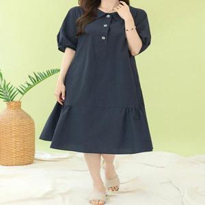 [디얼마미][디얼마미] 제니스 카라 원피스 /마담 미시 중년 여성 빅사이즈 40대 50대