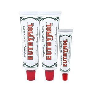 [ EUTHYMOL ] 유시몰 오리지널 핑크 치약 대용량 120g 2개+40g