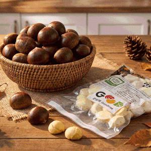 유기농 노루골농원 부여밤 알밤 1kg(대)
