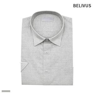 빌리버스 남자 반팔 와이 셔츠 BSV094 체크 일반핏 남방