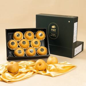 [과일꾼]보자기 동봉 나주배 선물세트 고급 4호(7.5kg 9-10과)