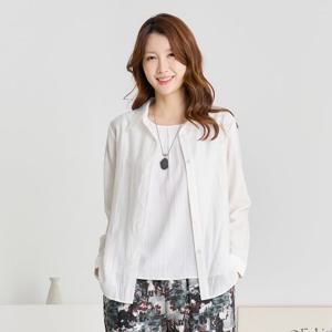 [우일인견] 여성 여름 인견 데일리 로드 긴팔 셔츠