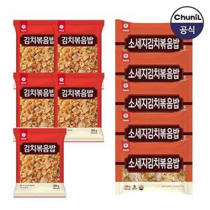 [천일식품]김치볶음밥 250g 5봉 + 소세지김치볶음밥 250g 5봉